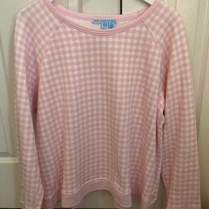 Draper James Gingham Sweatshirt